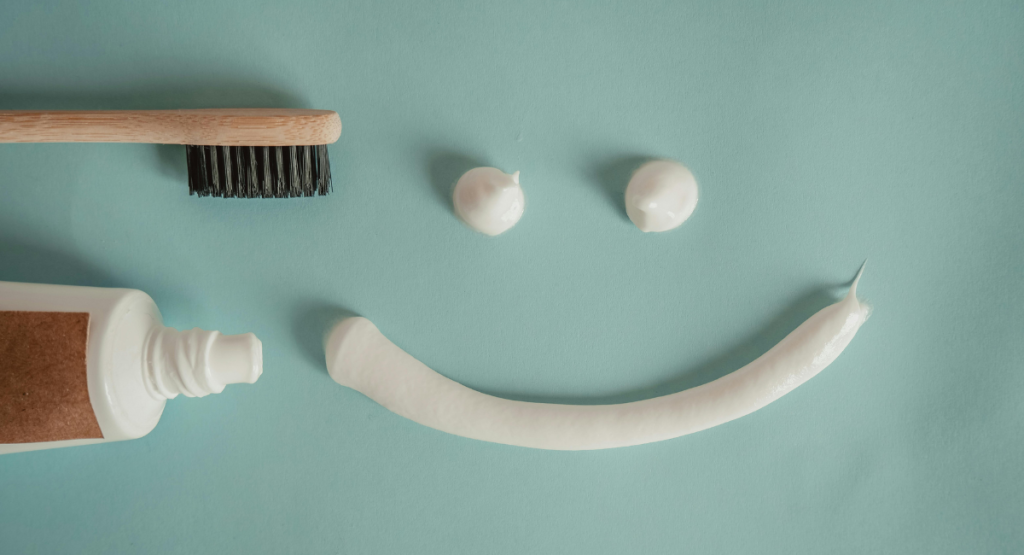 toothbrush and toothpaste